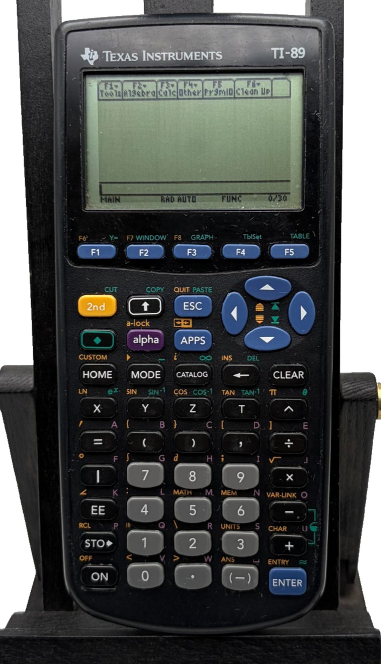 Texas Instruments TI-89 Graphing Calculator with Slide Cover - Tested & Working